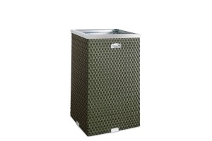 35 x 35 x 60 cm RD12 Zielony - donica technorattanowa