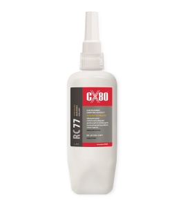 RC77 KLEJ ANAEROBOWY 50ML ŻÓŁTY Klej zabezpiecza przed wyciekaniem cieczy i gazów - karton 10 szt.