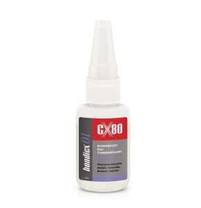 BONDICX 01 20G Klej cyjanoakrylowy  błyskawiczny - karton 10 szt.