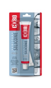 SILIKON SANITARNY 80ml blister  bezbarwny + APLIKATOR - karton 30 szt.
