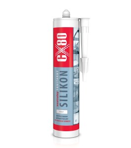 SILIKON SANITARNY 300ML Neutralny biały - karton 24 szt.