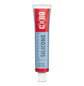 SILIKON SANITARNY 80ml  bezbarwny (KARTON ZBIORCZY 20SZT.) - karton 20 szt.