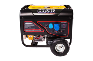 Agregat prądotwórczy KRUZER TH8000E 6,0 kW 230 V benzynowy AVR rozruch elektryczny + zestaw transportowy