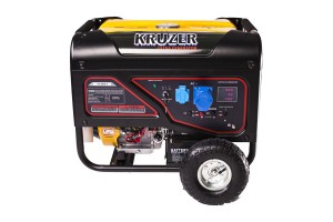Agregat prądotwórczy KRUZER TH9000E 7,0 kW 230 V benzynowy AVR rozruch elektryczny + zestaw transportowy