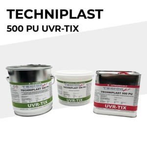 Kamienny dywan żywica na schody TECHNIPLAST 500 PU UVR-TIX