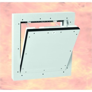 System F5 500x500, EI120, System F5- Przeciwpożarowa klapa rewizyjna do ścian szybów instalacyjnych/ przedścianek EI120 oraz ścian masywnych z wkładką 40mm