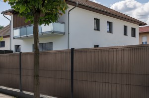 153 x 250 mm Listwy ogrodzeniowe pionowe RD01 jasny brąz - komplet